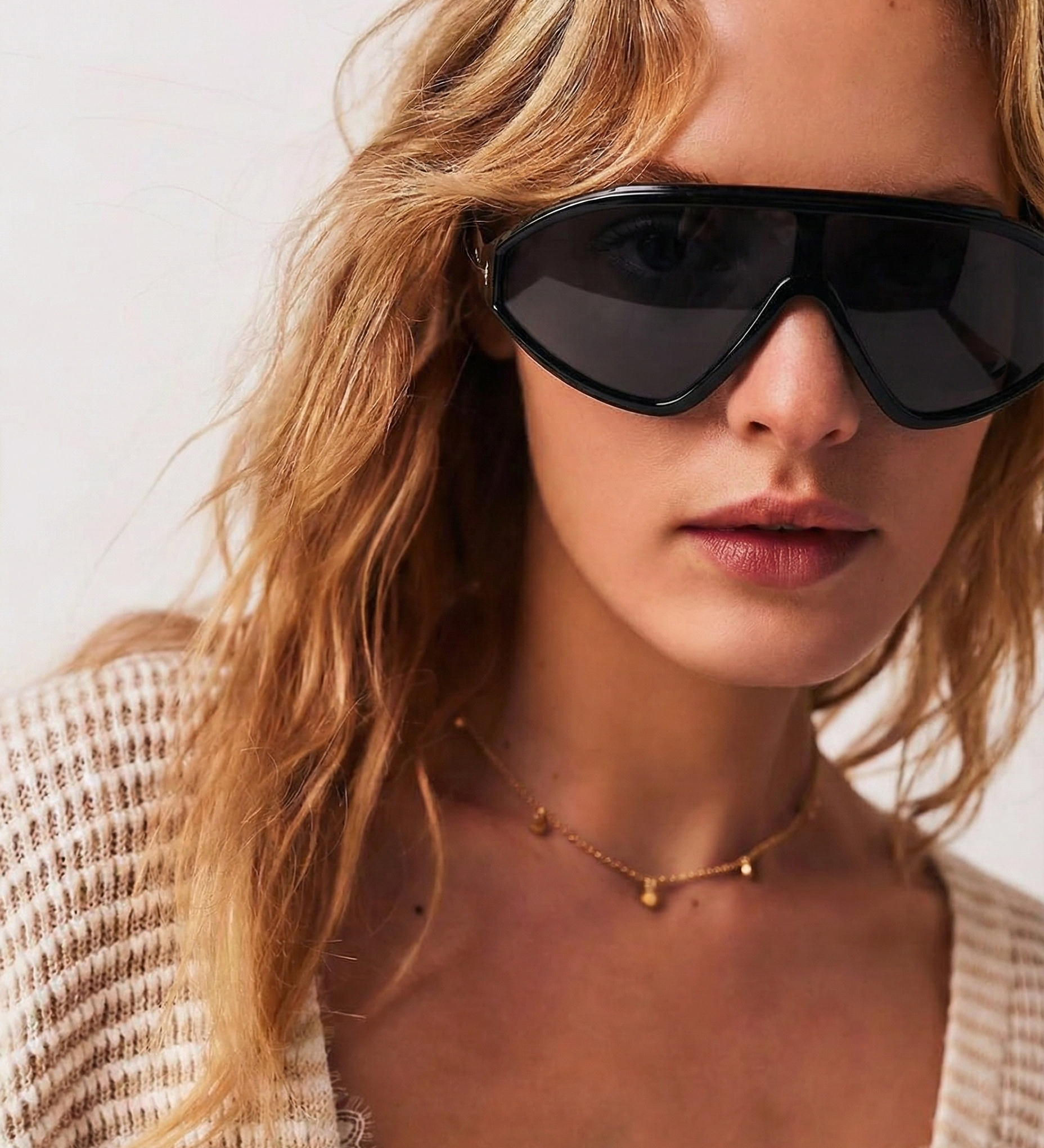 Natasha Linea Rossa Angled Sunglasses