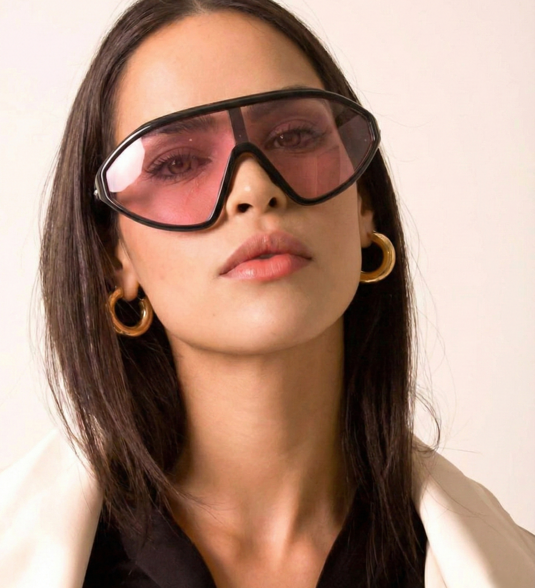 Natasha Linea Rossa Angled Sunglasses