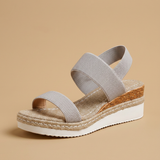 Sandalias Plataforma Espadrille Knit Elástico