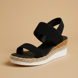 Sandalias Plataforma Espadrille Knit Elástico