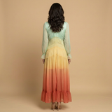 Vestido Largo Boho Degradado Capas