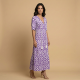 Vestido Largo Boho Estampado Ikat