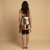 Vestido Corto Geométrico Sin Mangas Boho