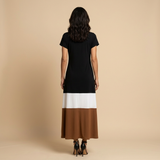 Vestido Largo Boho Bloques Color