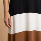 Vestido Largo Boho Bloques Color