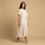 Vestido Largo Lino Lazo Verano